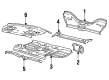 Buick Roadmaster Floor Pan Diagram - 12520097
