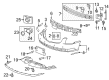 Cadillac Parking Assist Sensor Diagram - 25905389
