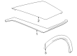Cadillac ESCALADE IQ Door Moldings Diagram - 85119780