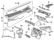 Chevy Trax Weather Strip Diagram - 60008635
