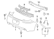 Pontiac Bumper Cover Diagram - 25876636
