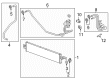 Cadillac XT5 Cooling Hose Diagram - 86584619
