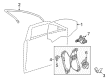 Cadillac Window Run Diagram - 15874084
