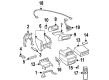 Oldsmobile Silhouette Center Console Base Diagram - 88892925