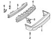 Chevy Cavalier Bumper Cover Diagram - 22548856