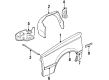 Chevy Cavalier Fender Diagram - 14093536
