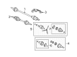 Saturn Axle Shaft Diagram - 22729184