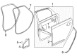 Chevy Impala Door Seal Diagram - 84234950