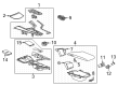 Cadillac Cup Holder Diagram - 84782094