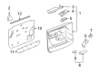 Chevy Silverado 1500 HD Armrest Diagram - 88981544
