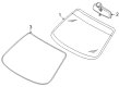 Chevy Windshield Diagram - 96442975