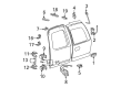 Chevy Suburban 1500 Exterior Door Handle Diagram - 15748667