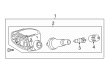Chevy Blazer EV TPMS Sensor Diagram - 13556202