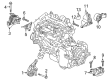 Chevy Cruze Limited Motor And Transmission Mount Diagram - 13268880