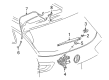 Buick Regal TourX Windshield Wiper Diagram - 13464219