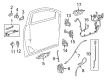 Buick Front Door Striker Diagram - 13551494