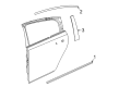 Cadillac CT5 Door Moldings Diagram - 84766775