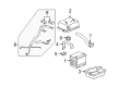 Hummer H3T Battery Cable Diagram - 19116853