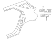 GMC Mud Flaps Diagram - 23220403