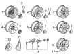 Buick Envista TPMS Sensor Diagram - 13540603