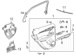 Buick Envision Door Seal Diagram - 84931282