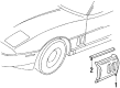 Chevy Corvette Fender Diagram - 10135975