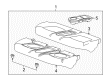 Chevy Spark EV Seat Cushion Diagram - 95352445