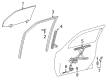 Pontiac Vibe Window Run Diagram - 19204825