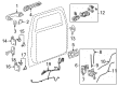 Chevy Front Door Striker Diagram - 10395406