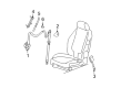 Chevy Malibu Seat Belt Diagram - 19149501