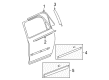 Saturn Door Moldings Diagram - 22763888
