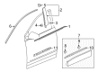 Chevy Traverse Limited Door Moldings Diagram - 84241716