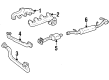Chevy K2500 Suburban Exhaust Manifold Diagram - 12557359