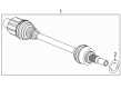 Chevy Equinox EV Automatic Transmission Seal Diagram - 24053515