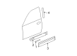 Chevy Trailblazer EXT Door Moldings Diagram - 19153617