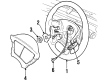 Cadillac Catera Steering Wheel Diagram - 90542490