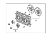Chevy Malibu Fan Shroud Diagram - 20757667