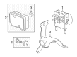 Saturn ABS Pump And Motor Assembly Diagram - 25927221