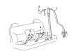 Chevy Silverado 3500 Seat Belt Diagram - 89026319