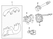 Pontiac G6 Steering Column Cover Diagram - 15238390