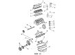 Chevy S10 Crankshaft Thrust Washer Diagram - 18012433