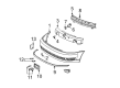 Saturn LW300 Bumper Cover Diagram - 22707916