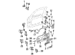Chevy Celebrity Door Latch Assembly Diagram - 20696713