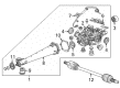 GMC Acadia Differential Diagram - 84462315