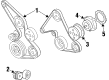 Chevy Cavalier Serpentine Belt Diagram - 14090086
