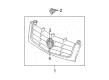 Cadillac Escalade ESV Grille Diagram - 15162132