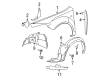 Chevy Fender Diagram - 25949346