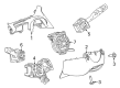 Chevy Bolt EV Steering Column Cover Diagram - 42708002