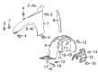 Cadillac ATS Fender Splash Shield Diagram - 84010410