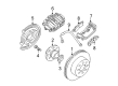 Chevy Suburban 1500 Brake Caliper Bracket Diagram - 18043519